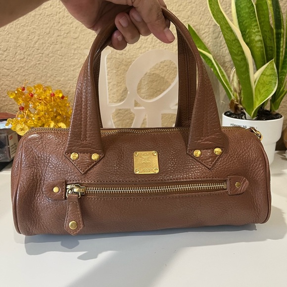MCM TEENIE WEENIE TAN LEATHER BAG - Picture 10 of 10